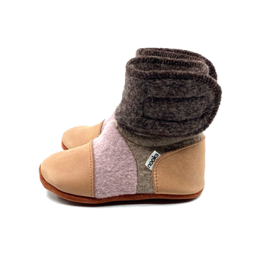 Neapolitan Felted Wool Booties