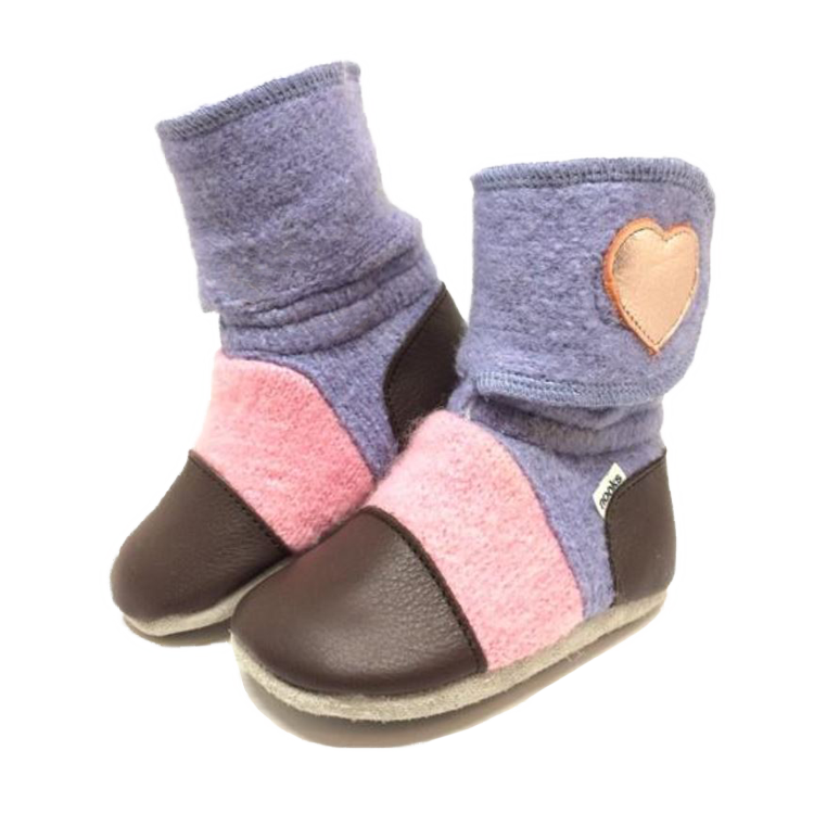 Nebula Felted Wool Booties