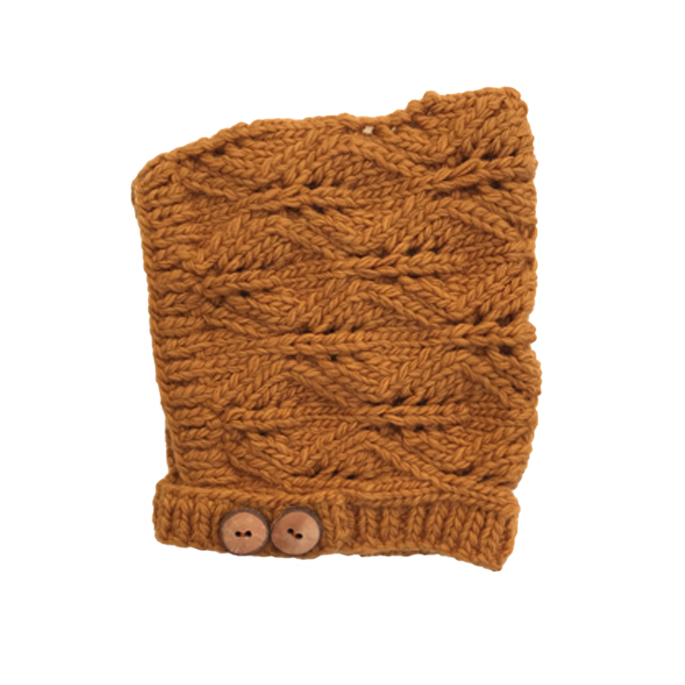 Golden Spruce Merino Wool Bonnet