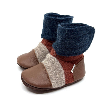 Classic Felted Wool Booties