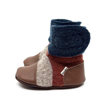 Classic Felted Wool Booties