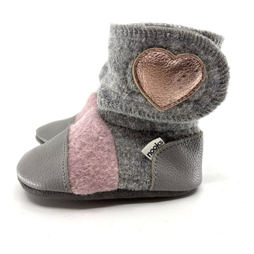 Tiny Dancer Felted Wool Booties
