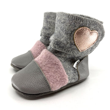 Tiny Dancer Felted Wool Booties