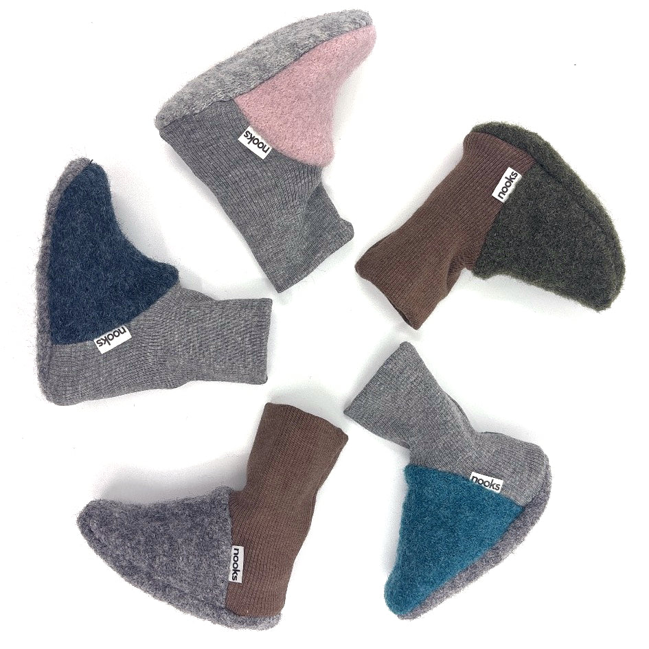 Pre-Walking Soft Wool Booties