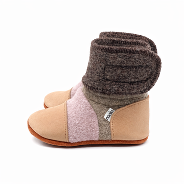 Neapolitan Felted Wool Booties
