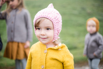 Lilac Merino Wool Bonnet