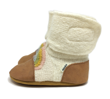 Springbow Embroidered Felted Wool Booties